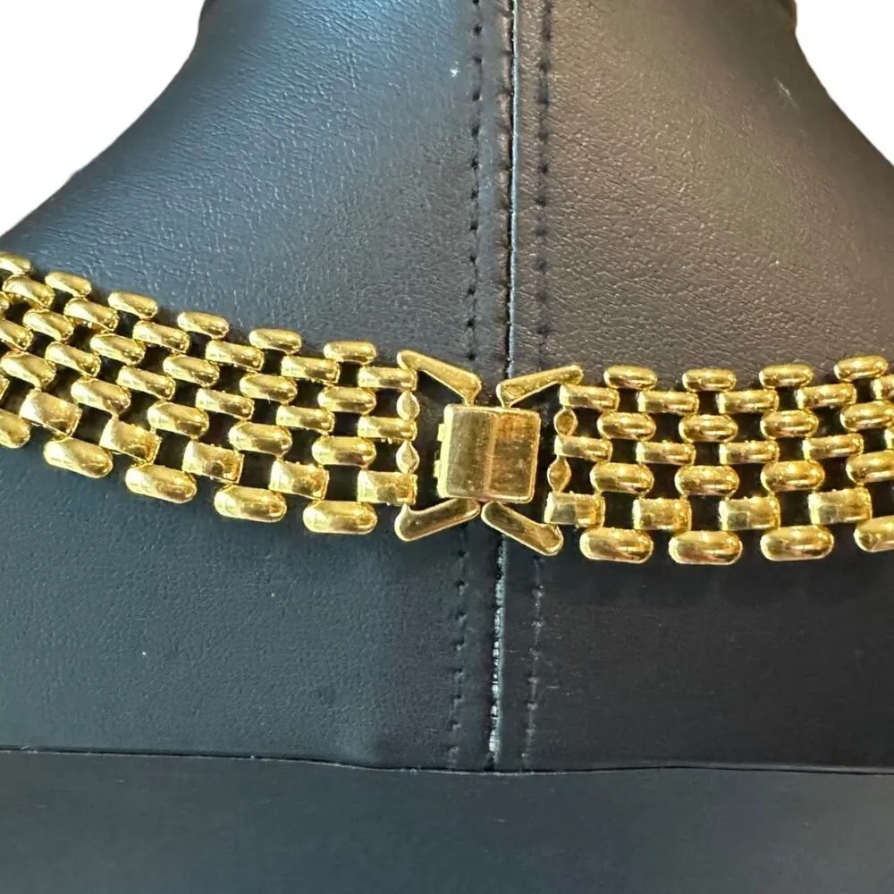 Premier Designs  Basketweave Goldtone Necklace - Image 4