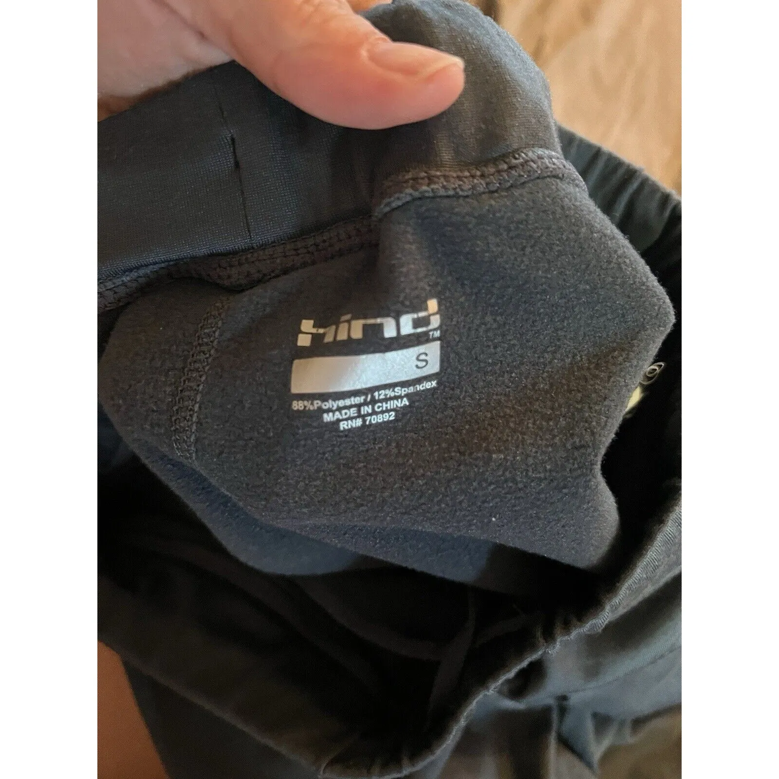 Hind Womens Pants Cycling Training Leggings Vintage Dark Gray Small - Image 7