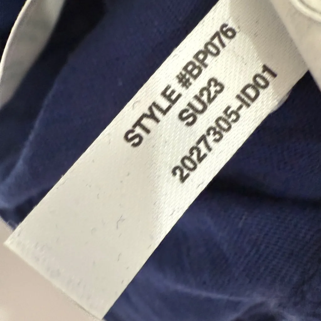 J Crew  Womens Vintage Cotton Knot Back Tank Top Blue XL‎ BP076 NWT - Image 6