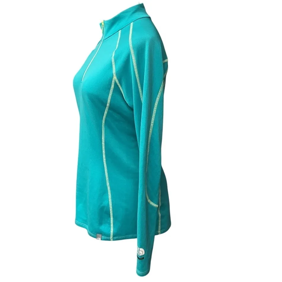 The North Face Flashdry 1/4 Zip Mock‎ Neck Pullover Stretch Athletic Top Size M - Image 2