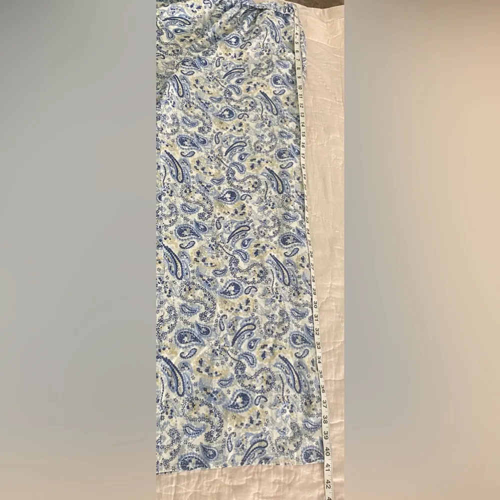 Paisley Print PALAZZO Pants and TOP 2-Piece Outfit Set By Midnight Sky Size L - Image 13