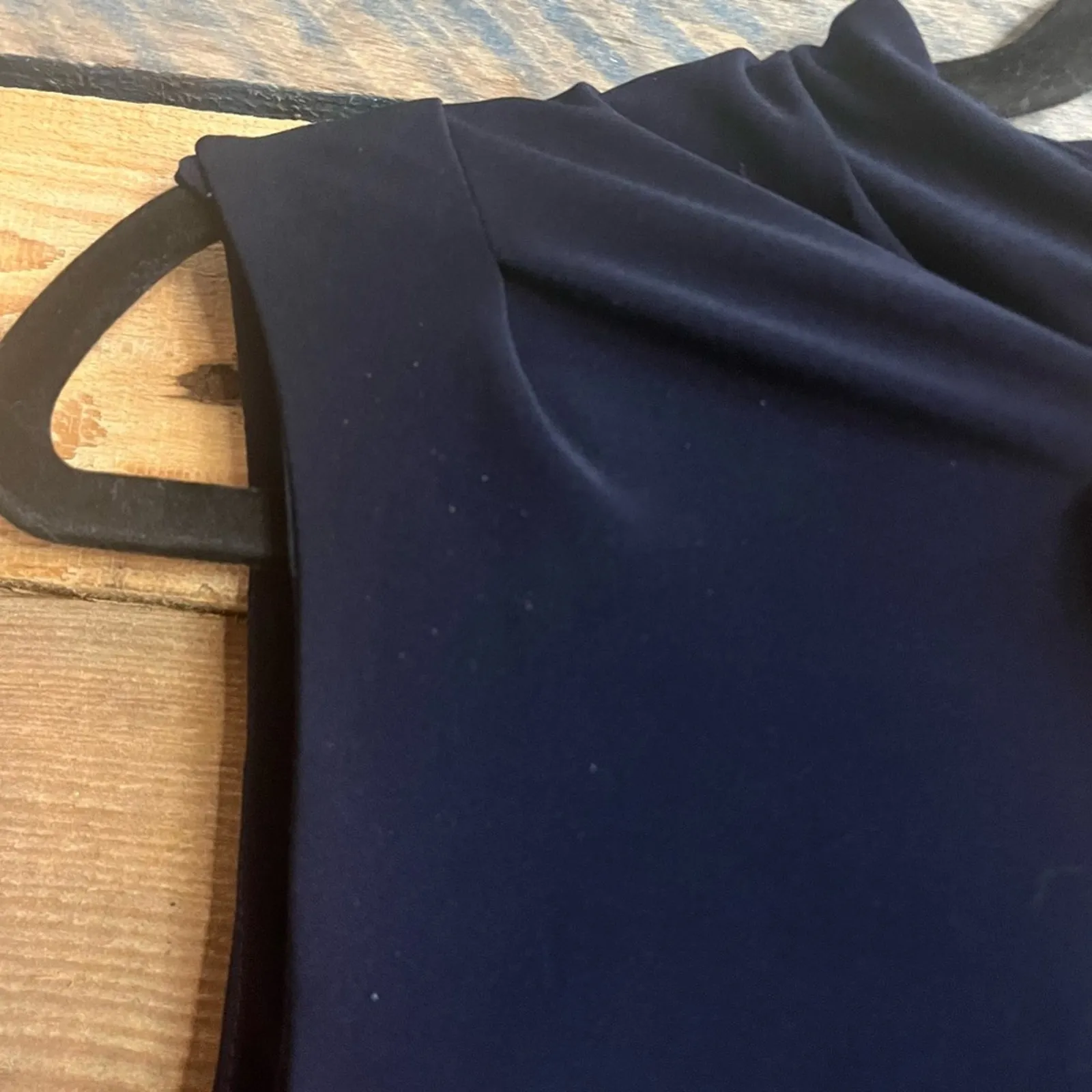 Joseph Ribkoff  Navy Ruched‎ Dress - Image 8