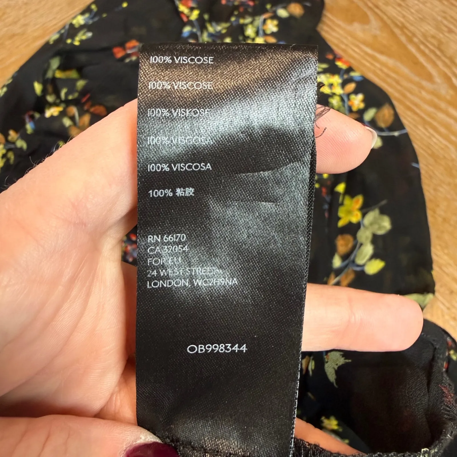 Anthropologie Floral Sheer Jamison Tunic Top Black Size XS - Image 8