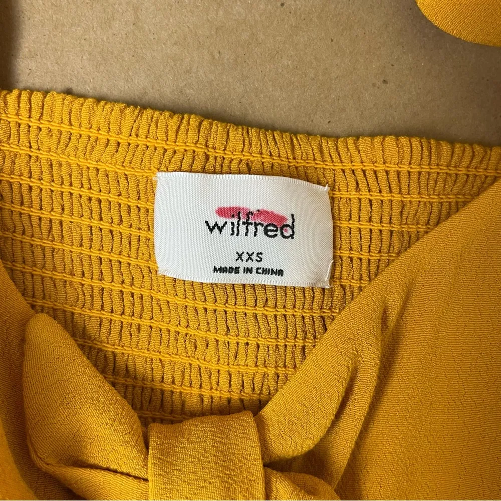 Aritzia Wilfred Golden Bow Tank Top - Image 5