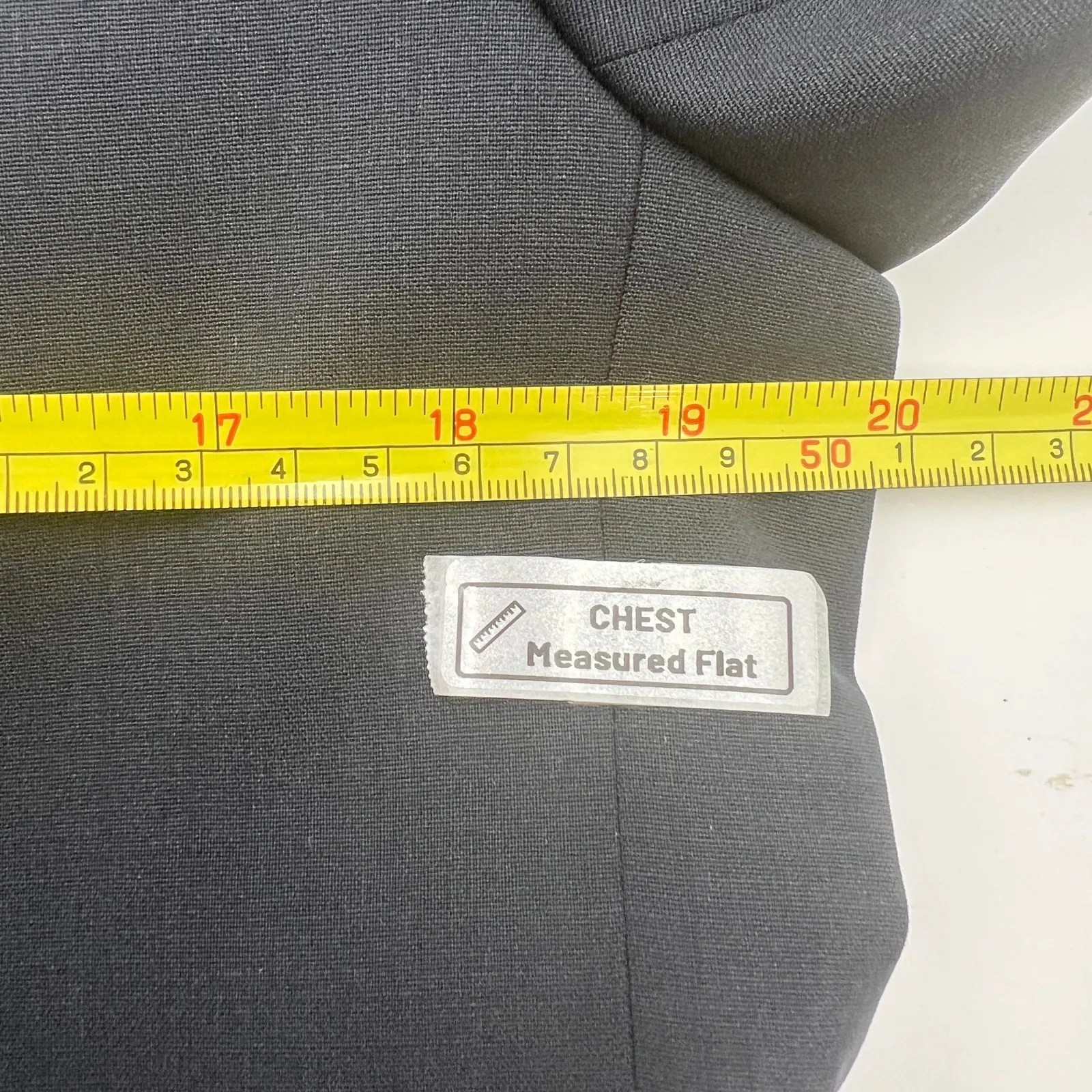 Low Classic Curved Neck Blazer Navy Blue - Image 6