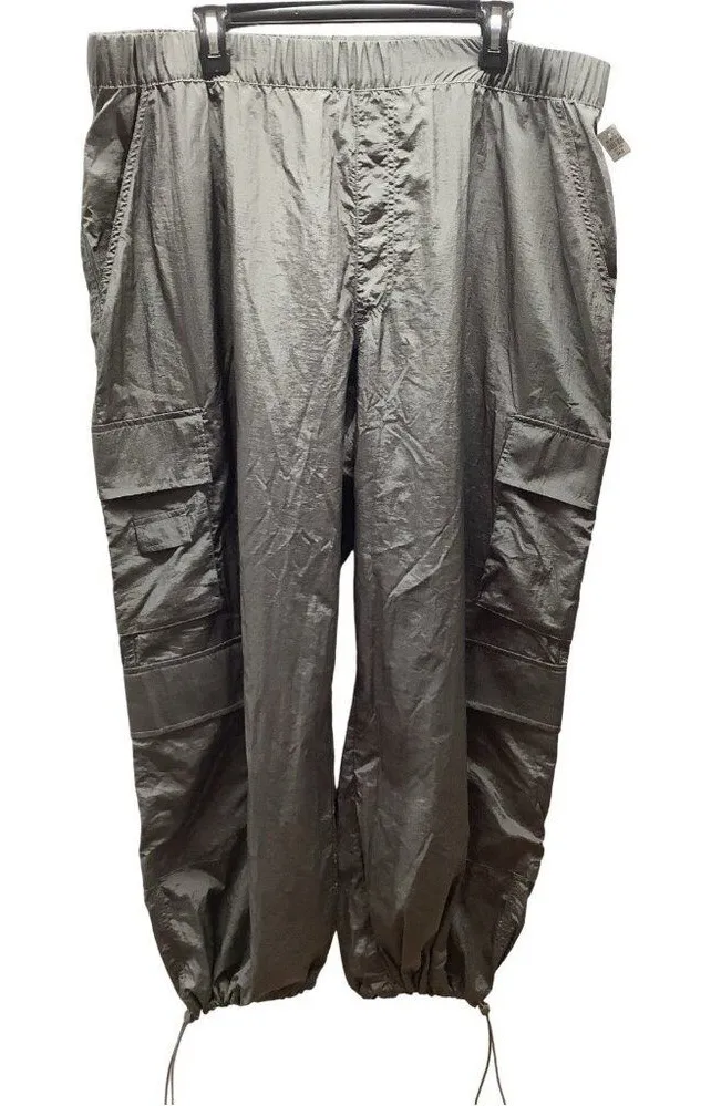 Arizona Size XXL Women’s Grey Elastic Waistband Cargo Pants. New With Tags - Image 1