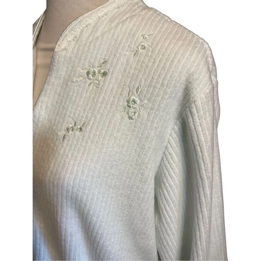 Miss Elaine Petites Quilted 90’s Vintage Zip Robe - Image 7