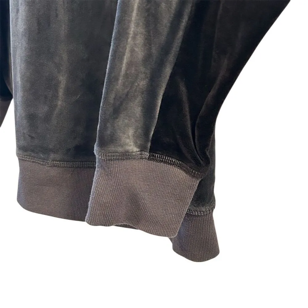 Champion Elite Women's Velour Hoodie Black Colorblock Size L Full Zip Size L - Image 7