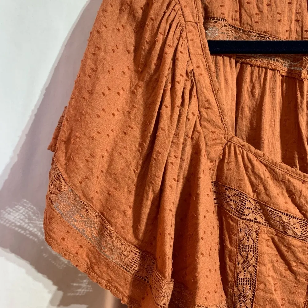 Old Navy women’s flowy top in rust color size xl - Image 3