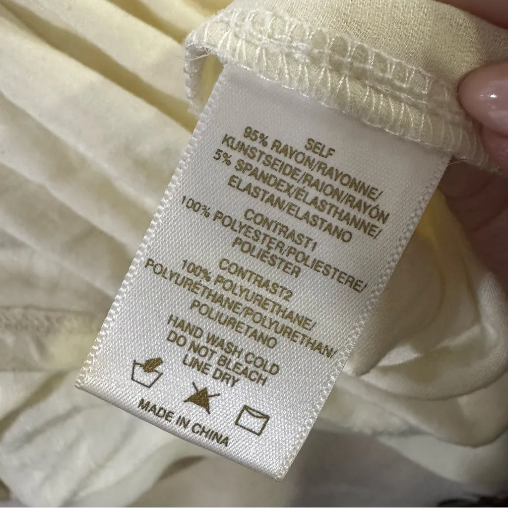 Anthropologie Sunday in Brooklyn Mixed Media Top XS - Image 5