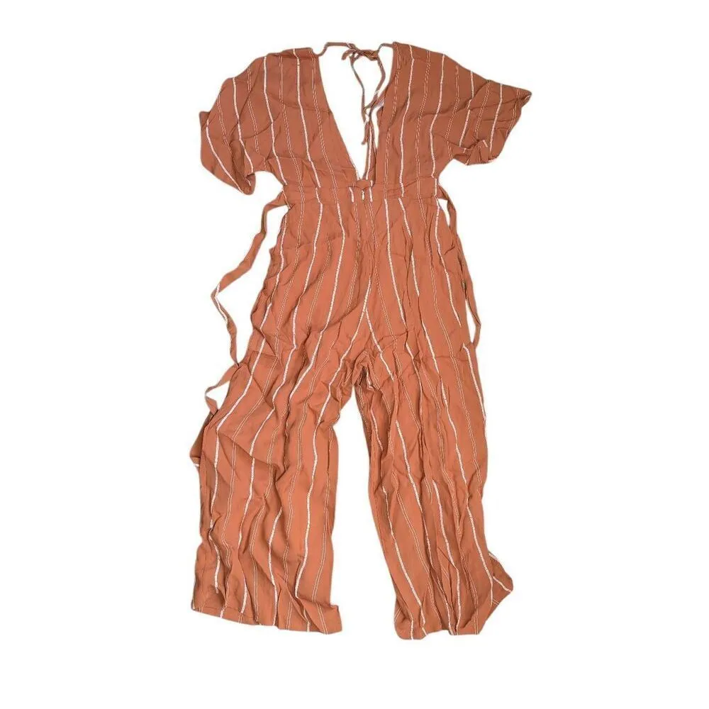 Sage The Label Striped Jumpsuit Size Small - Image 4