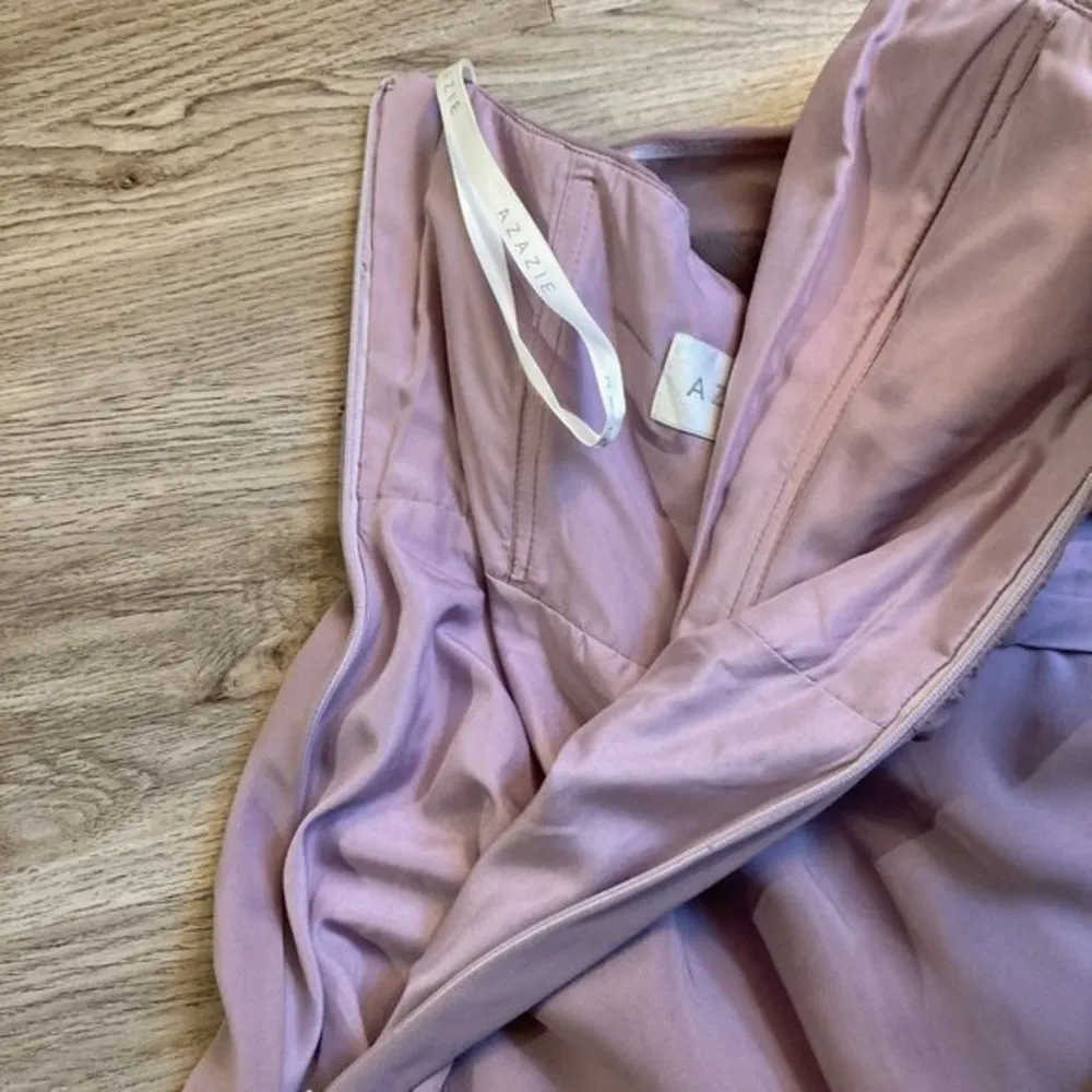Azazie Bridesmaid Dress Dallas in Dusk Size 0 - Image 8
