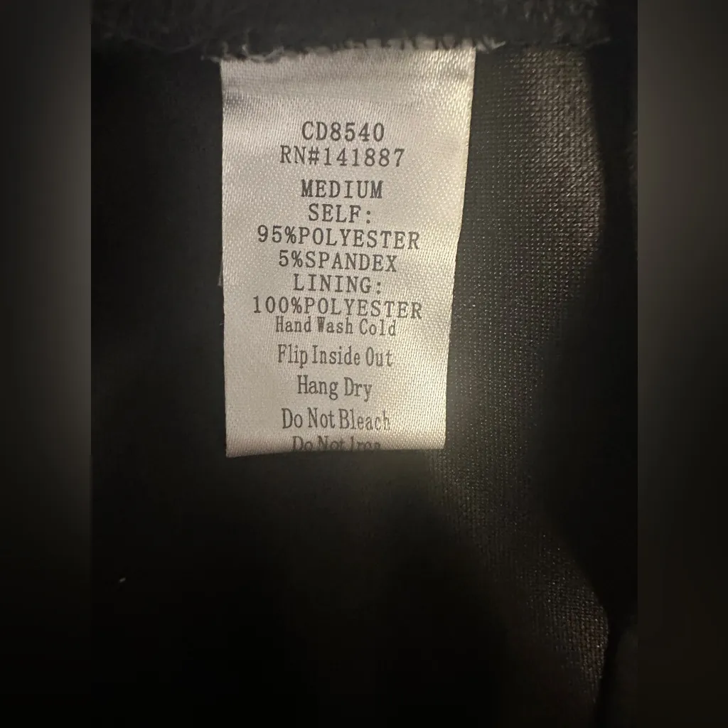 Blush Boutique Black Mini Bell Sleeve Dress Medium - Image 7