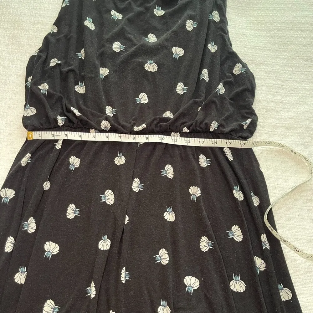 XL LOFT Floral Dress with Tie at Back Neckline - Image 7