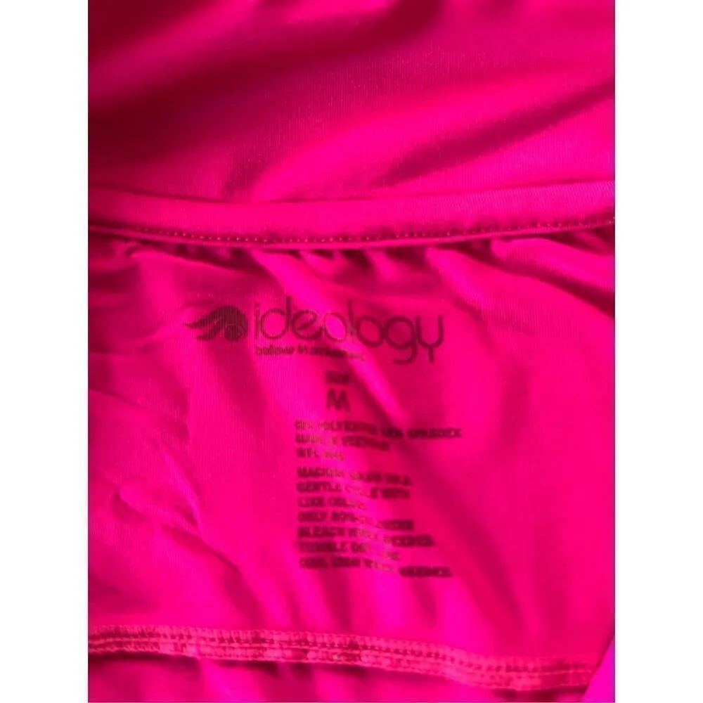 Ideology Bright Barbie Pink Half Zip Athletic Pullover Women's Medium - Image 5