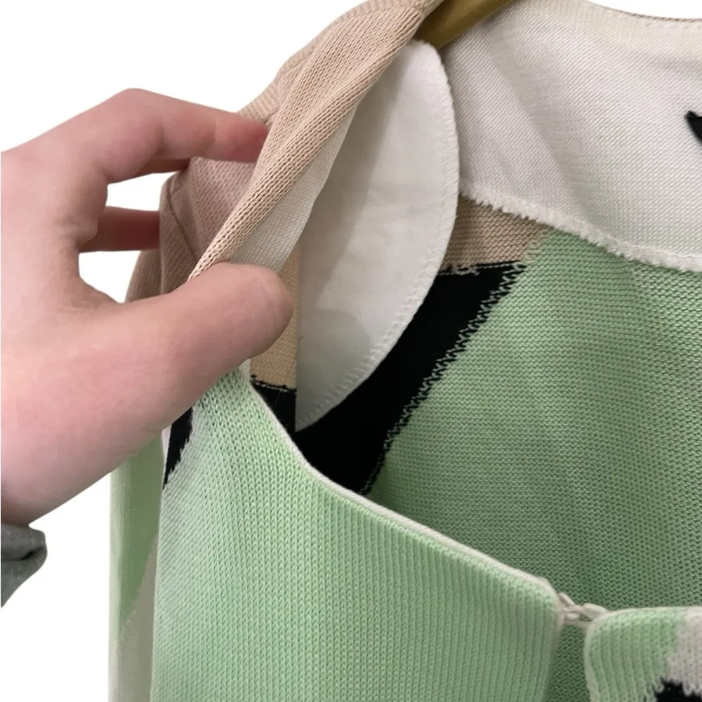 Ming Wang Geometric Sweater Small - Image 4