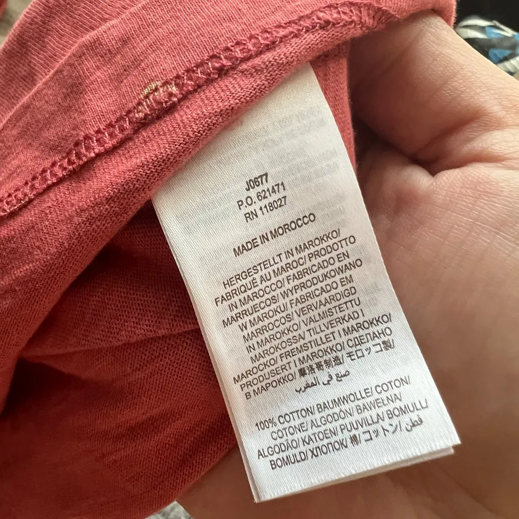 Boden dare you Jersey Short Sleeve Shirt Dress in Pink Gold Print‎ Size 8 - Image 9