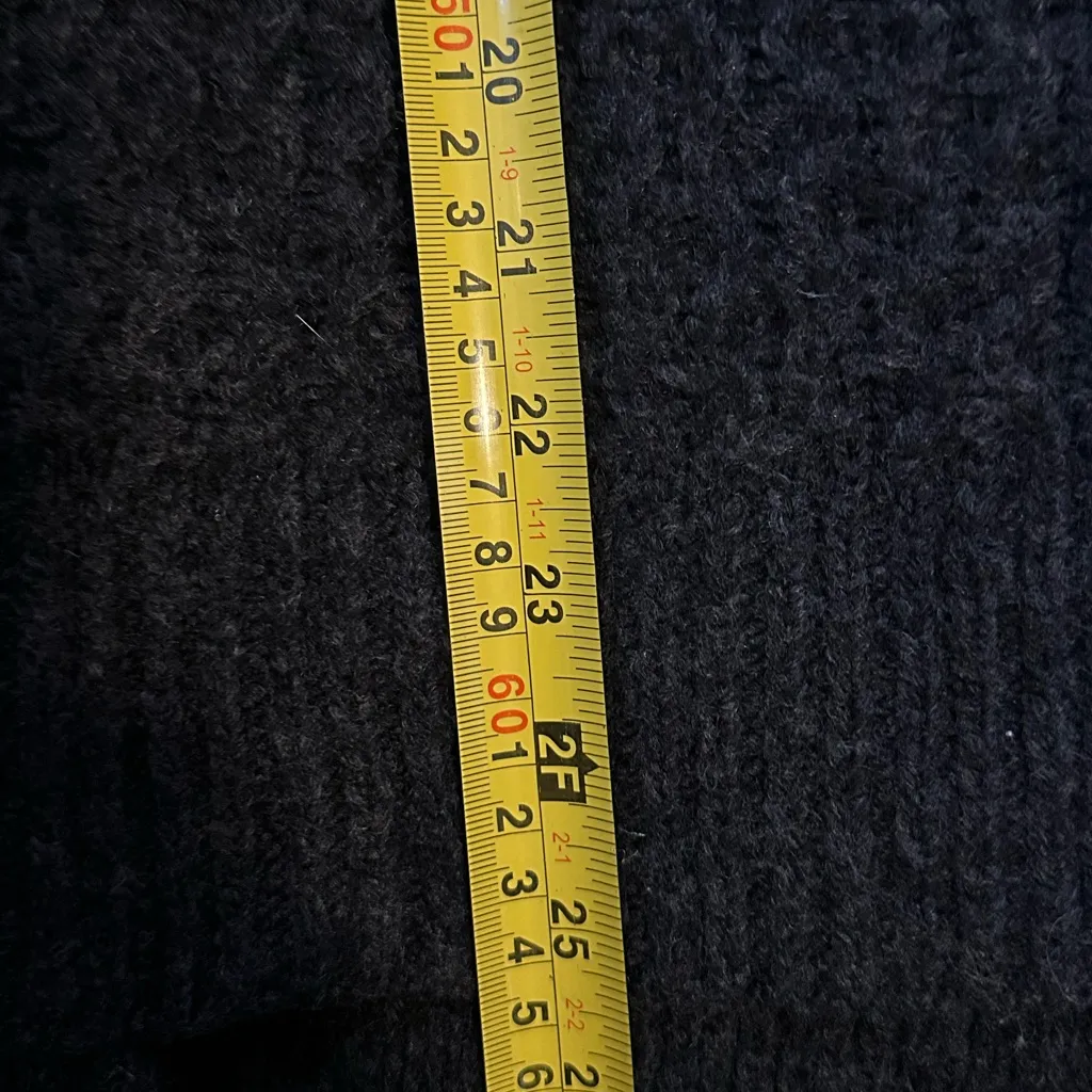 Anthropologie Small Bia Black Mock Neck Tunic Sweater Knit EUC Alpaca Blend - Image 6