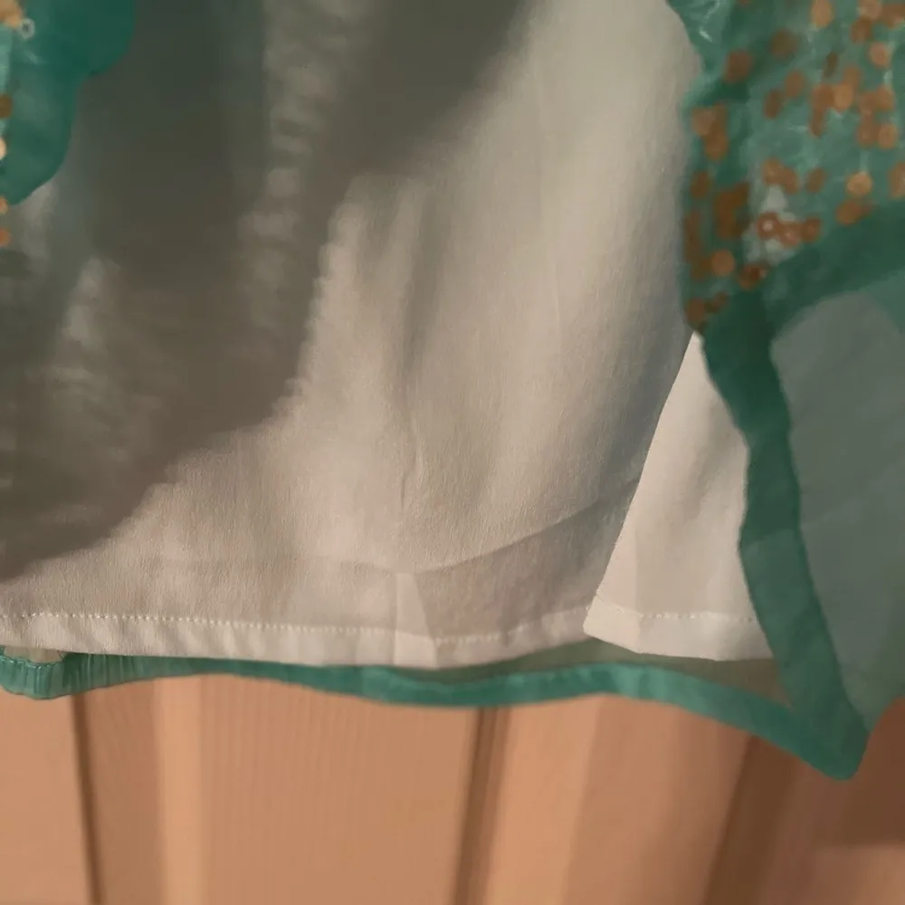 Umgee chiffon sequined mini shirt. - Image 4