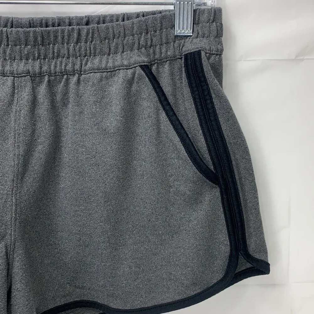 Athletic Heat Gear Gray Sport Tech Shorts Size Medium - Image 3