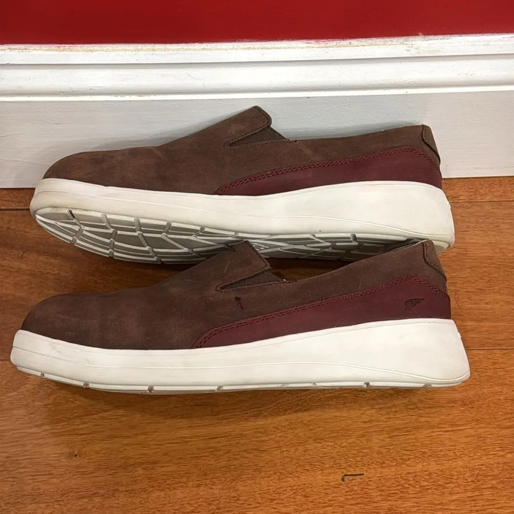 Red Wing 2033 Womens Brown Leather Low Top Safety Toe Work Shoes Loafers Sz 8.5 Brown - Image 7