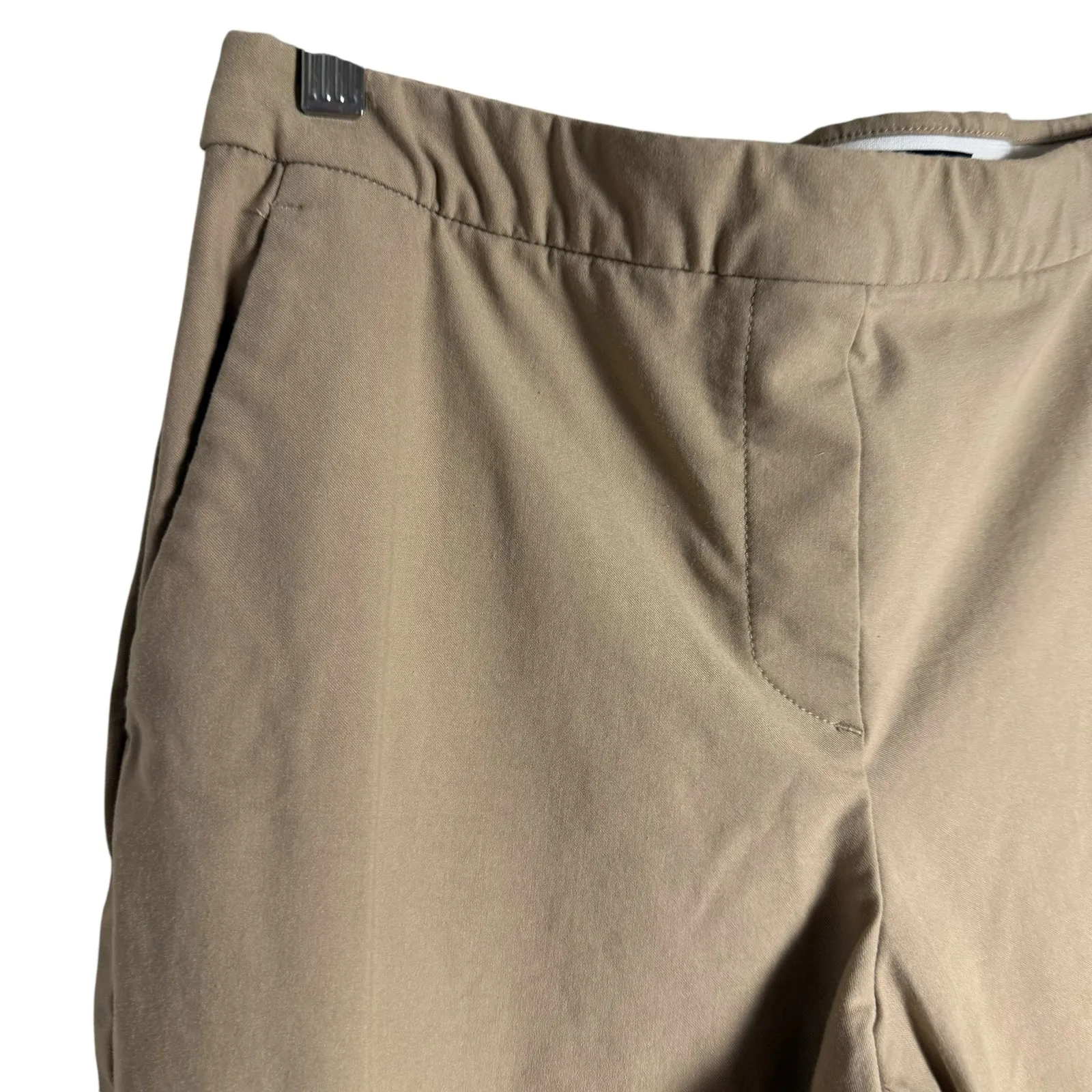 Theory Thaniel Approach Khaki Tan Slim Fit Pull-On Office Work Pants Size 4 - Image 4