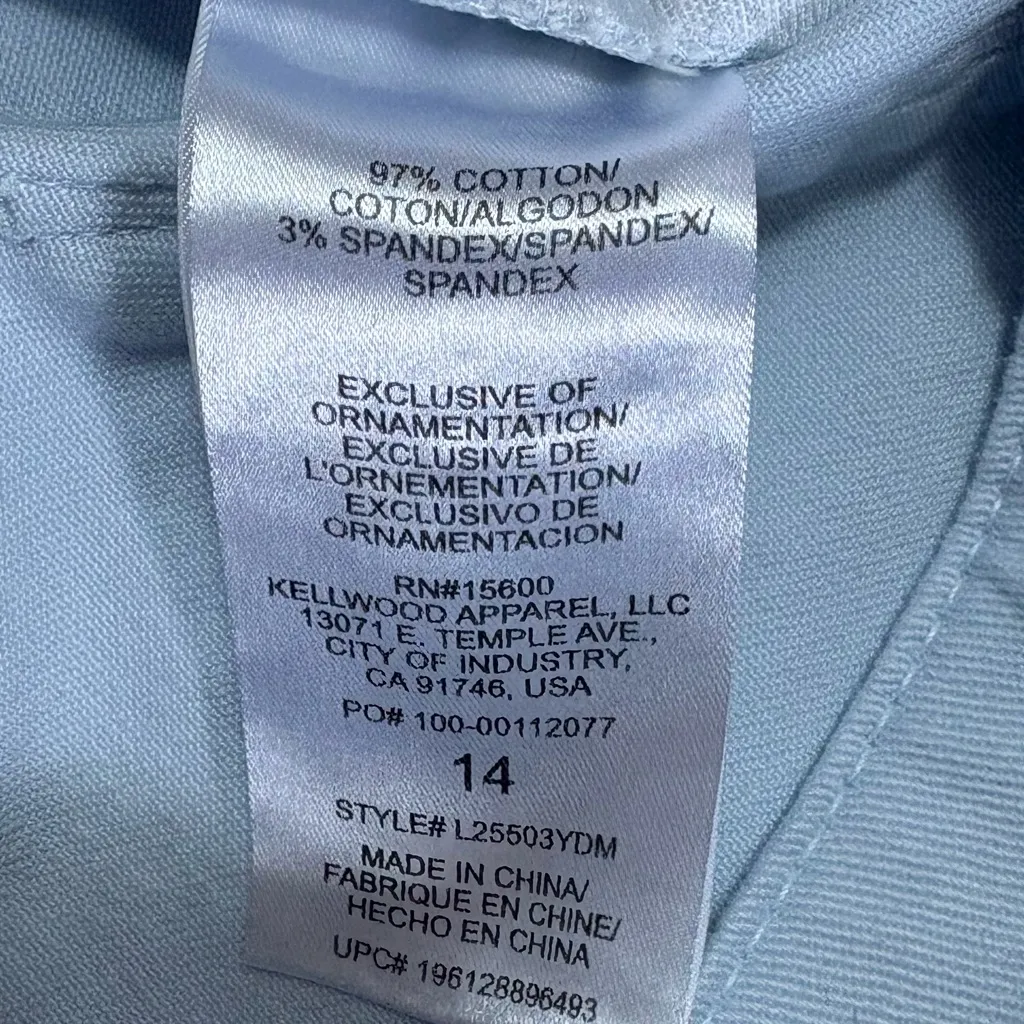 Wit & Wisdom Absolution Sky Blue Denim Size 14 EUC - Image 6