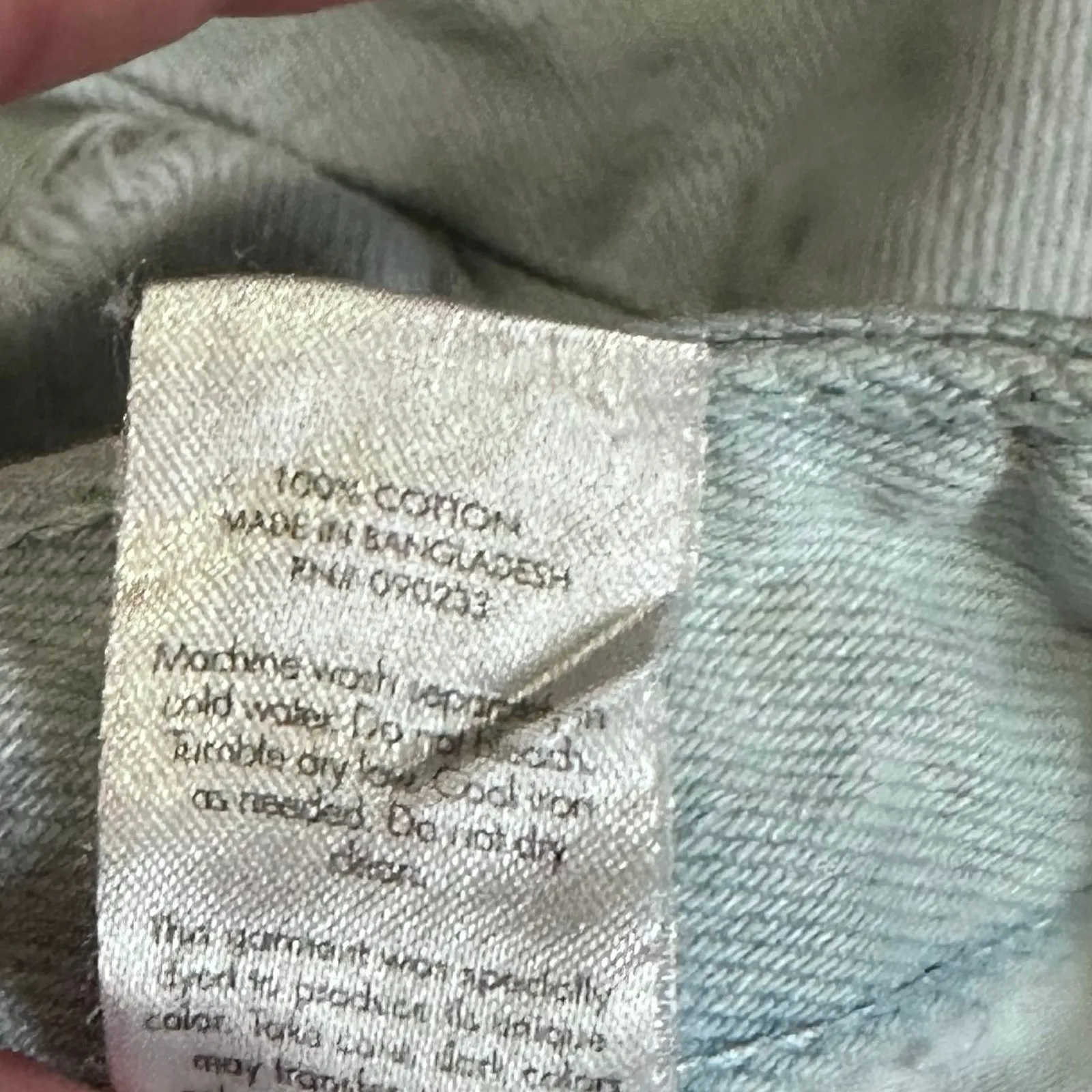 PacSun High Rise Festival Cutoff Denim Shorts Womens 27 Light Wash Destroyed - Image 5