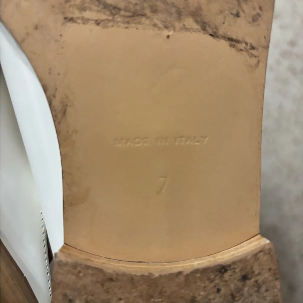 Everlane modern penny loafer Mule white 7 - Image 4