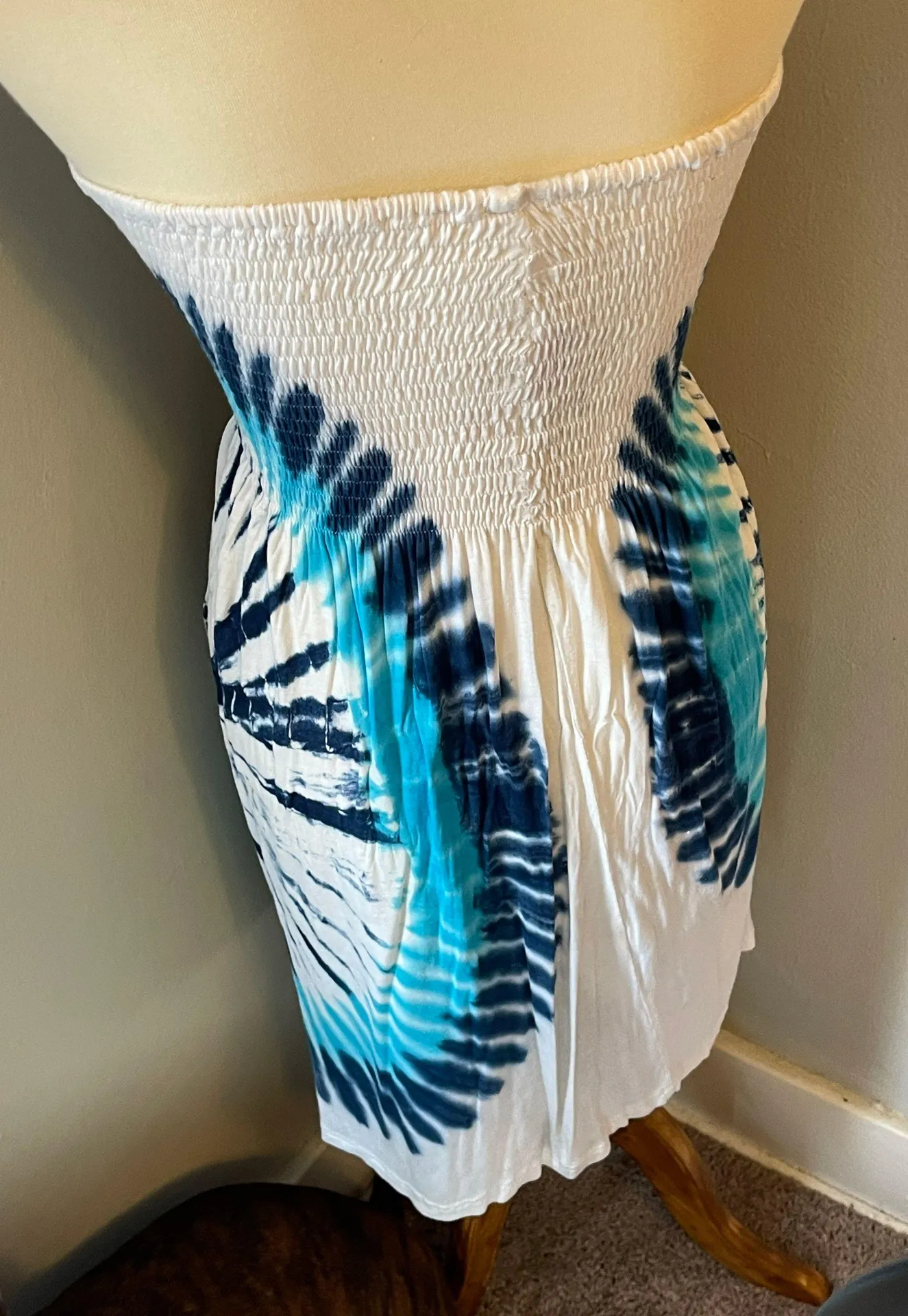 Summer Dress White Size M - Image 4