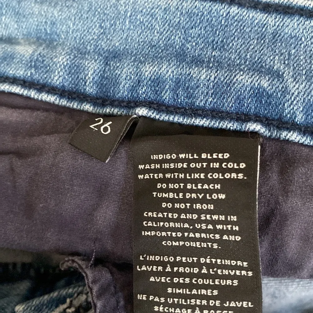 Womens Ruby High Rise Crop Jeans Size 26 Asymmetrical Hem
Patrio… - Image 7