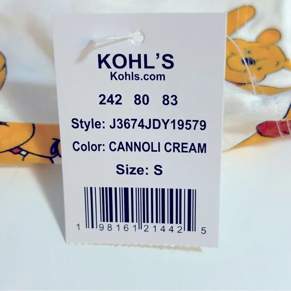 Disney‎ Winnie the Pooh Cropped T-Shirt Size S NWT - Image 7