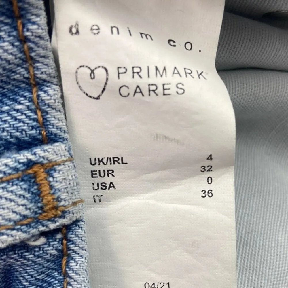 Pacific&Co Denim  Blue 100% Cotton Two Tone High Waisted Cutoff Jean Shorts Size 0 - Image 4