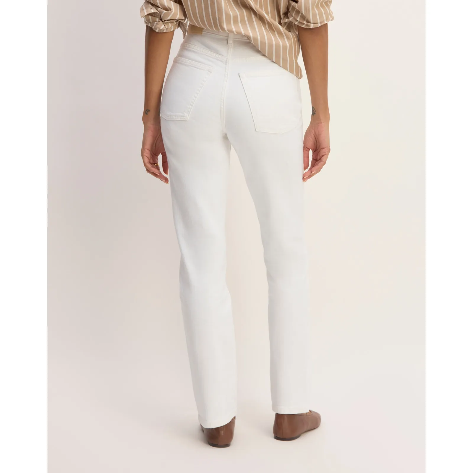 Everlane The Way-High Slim Jean in Bright White 28 Regular - Image 6