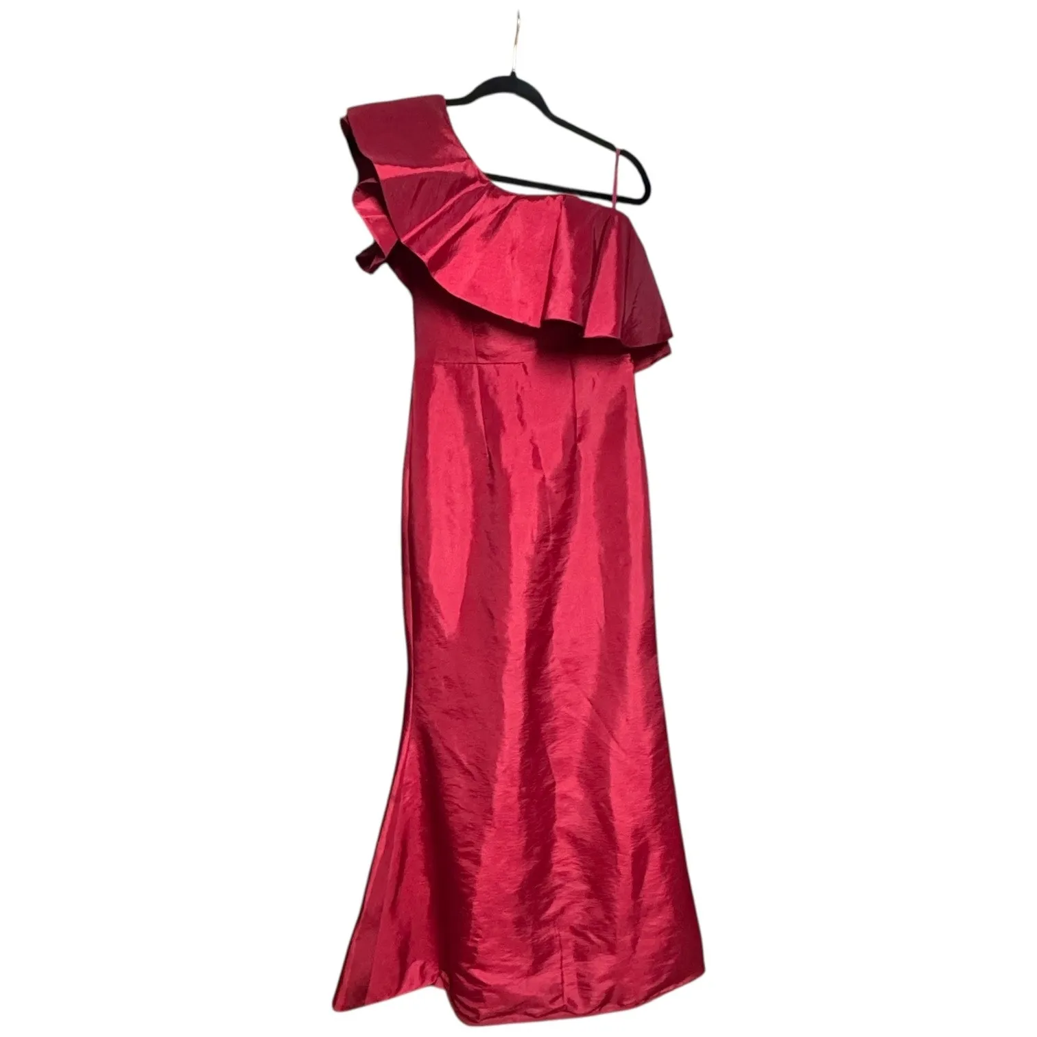 Light in the Box One Shoulder Mermaid Gown Red 6 - Image 5