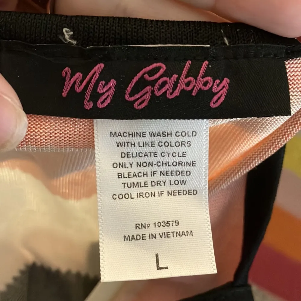 🎉4 for $20 My Gabby Cold Shoulder Crop Top, Large Pink - Image 5