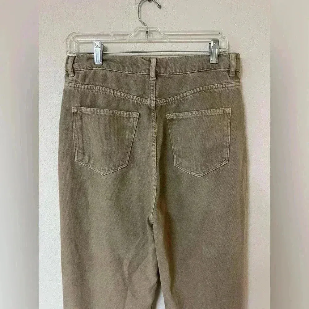 Zara - High waisted Oat Denim - Size 10 - Image 5