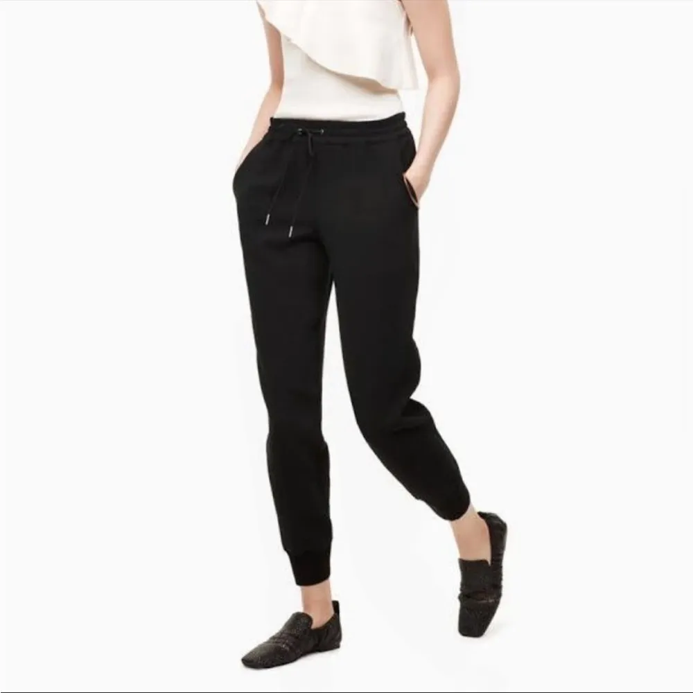 Aritzia Wilfred‎ Buffon Crepe Jogger Pant in Black Size Extra Small - Image 3