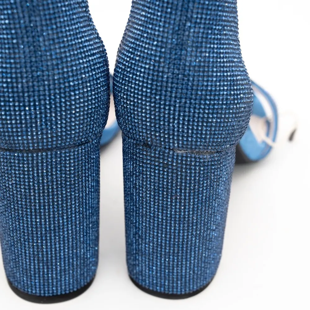 Jeffrey Campbell - Blue Sparkly Lindsay Heel - Image 13