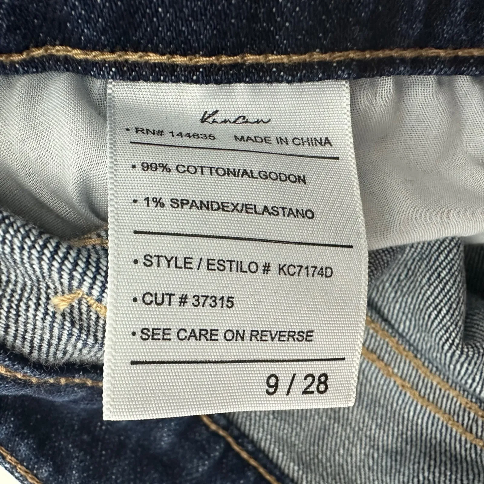 Kancan Jeans Womens 9 28 Dark Wash Distressed Ripped Boyfriend Jeans KC71740 Blue Size undefined - Image 4