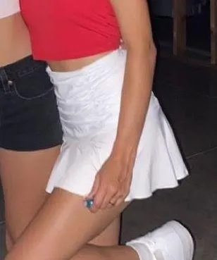 White Ruffled Skirt - Image 3