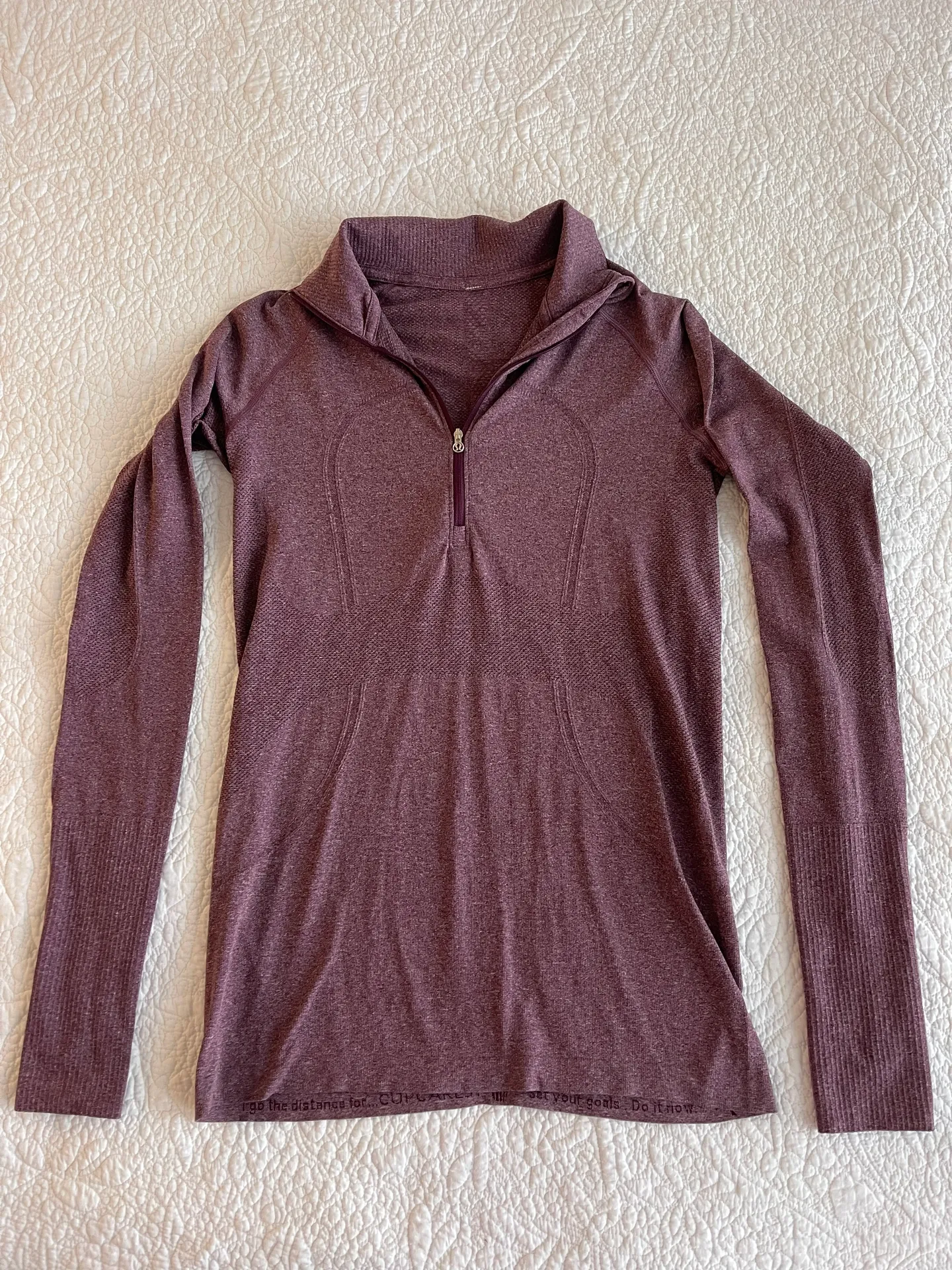Lululemon Purple Heathered Swiftly Tech Half Zip - Image 8