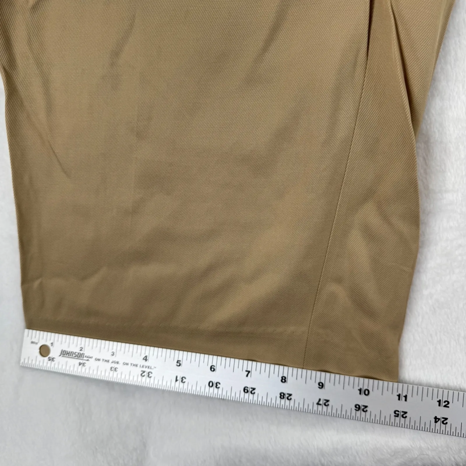 Lauren Ralph Lauren Tan Wide Leg Pleated Dress Pants Womens Size 6‎ - Image 5