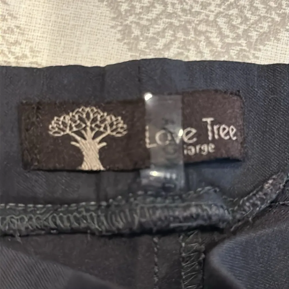 Love Tree Women’s Stretch Dark Grey Skinny Pants, Size L - Image 4