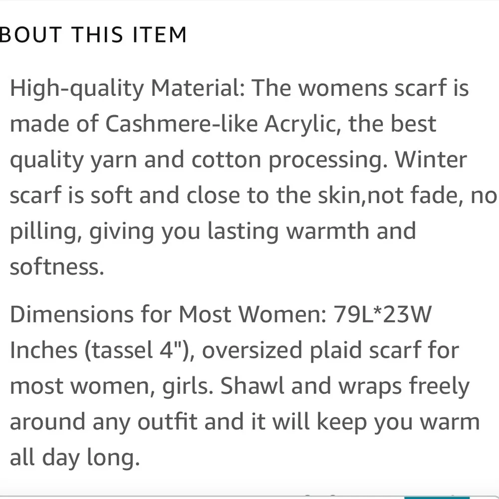 Cozy Fall Feel Oversized Plaid Blanket Scarf Shaw Wrap Cape Brown - Image 7