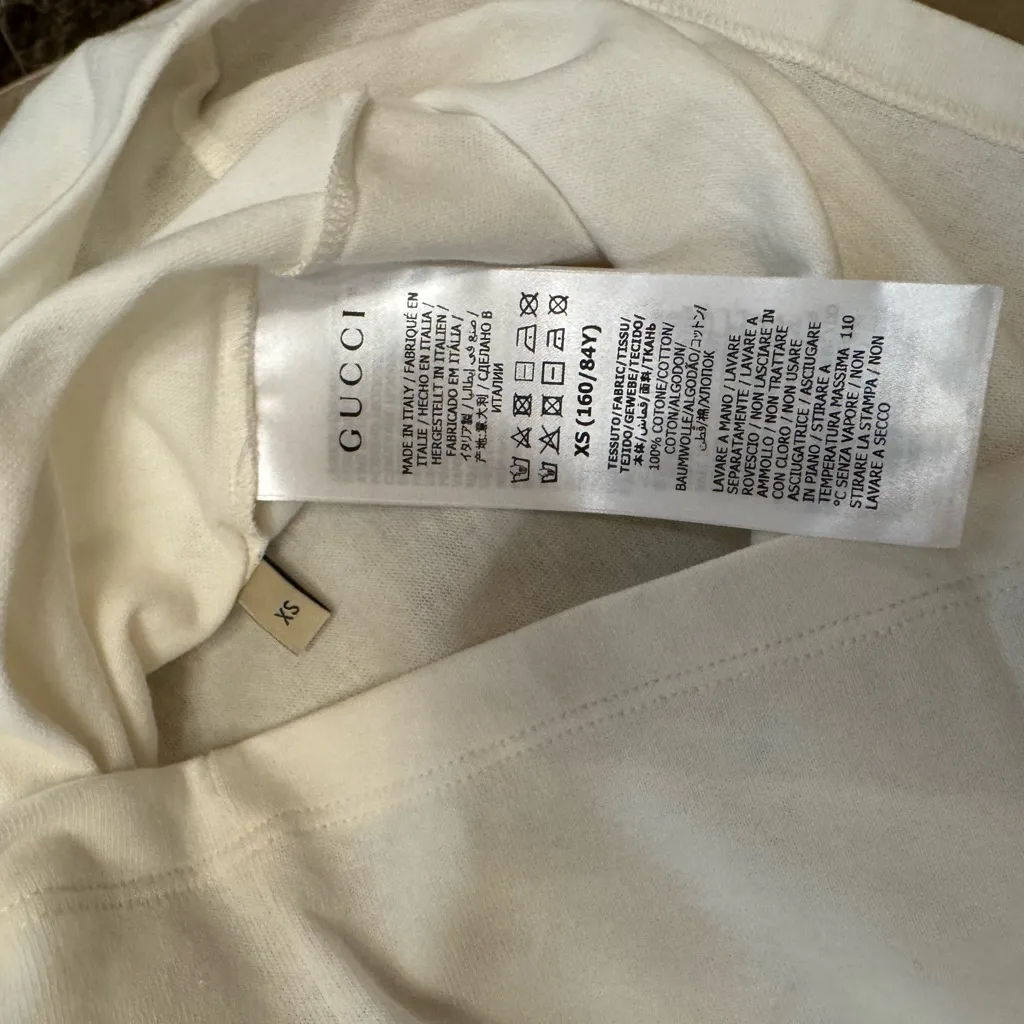 Authentic NWT Gucci x North Face Cream T-Shirt - Image 5