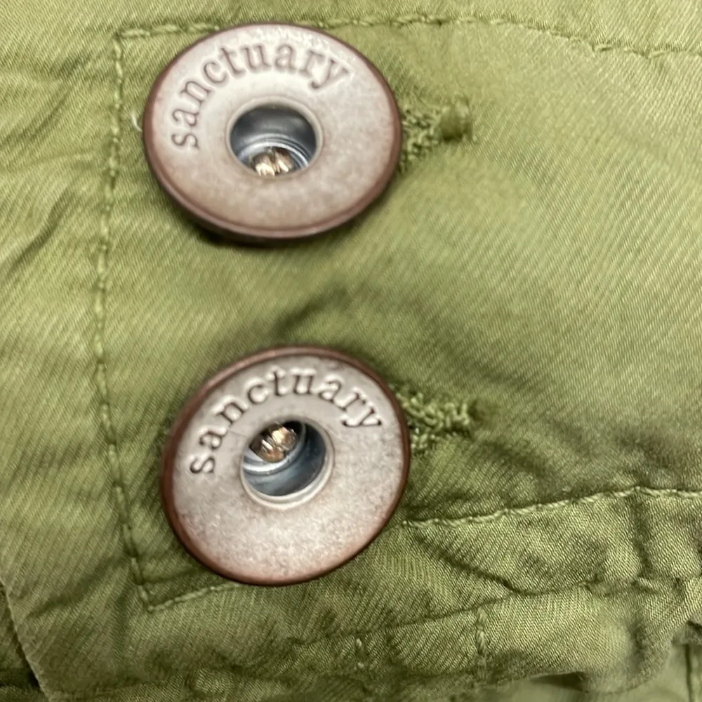 Sanctuary olive utility crop pants sz 26 nwt - Image 6