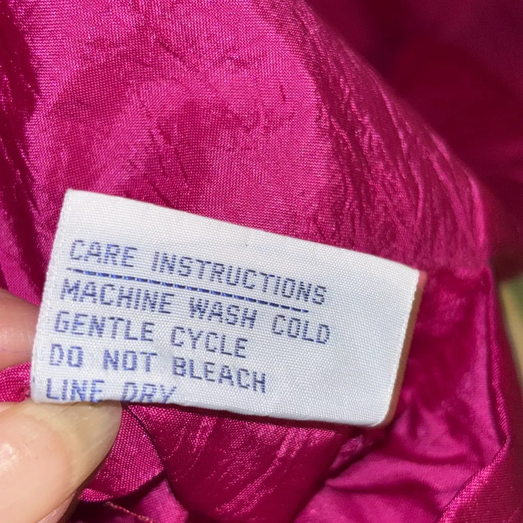 Reversible pink windbreaker and grey sweatshirt jacket. Size‎ medium. Gray - Image 11