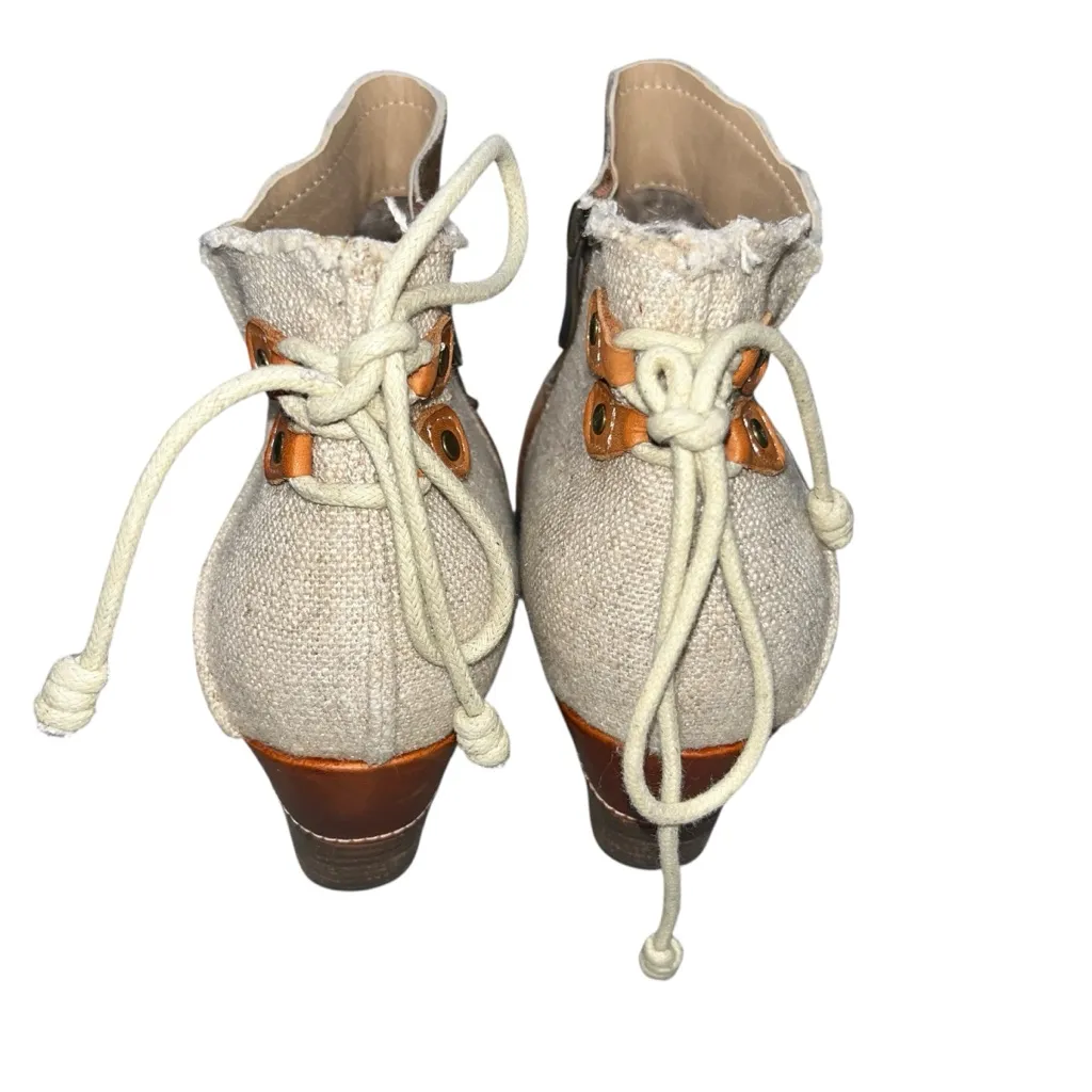 NEW Elite by Corkys 2 Rags Leather Multi Texture Patchwork Booties Boots size 11 - Image 5