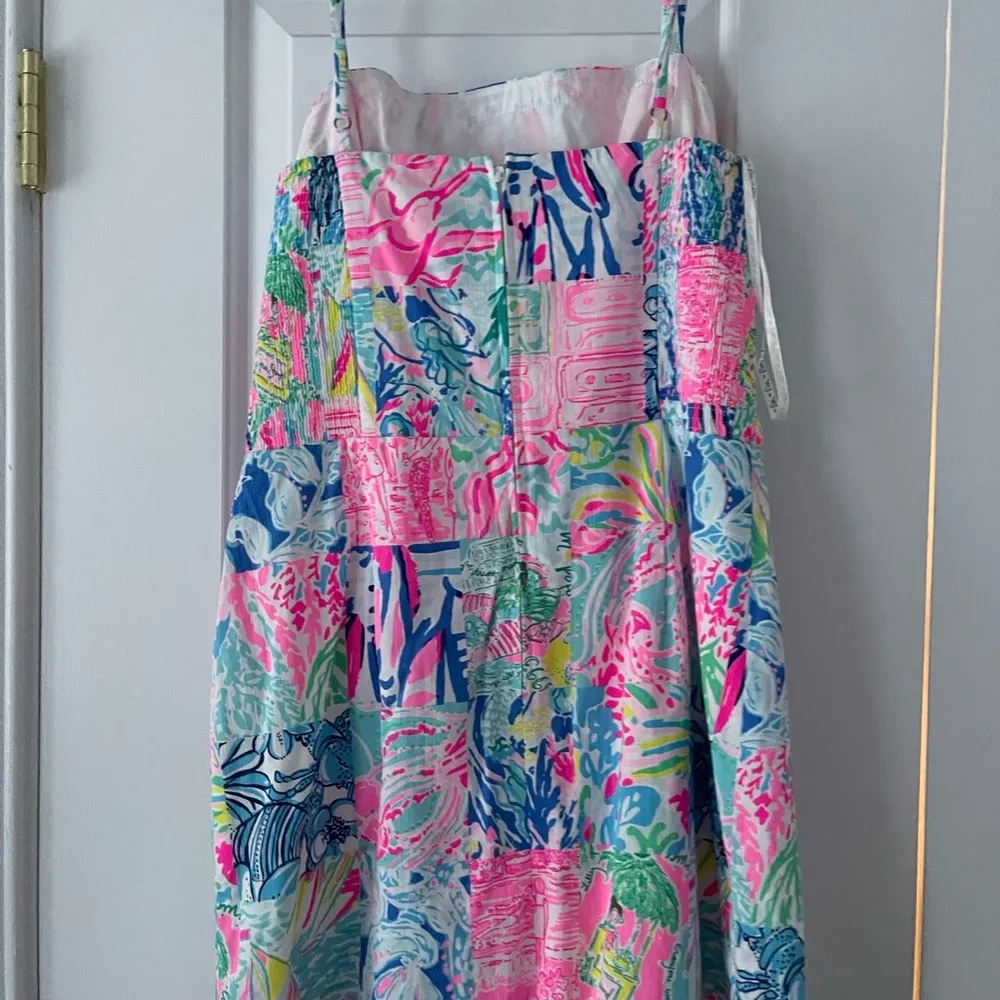 lilly pulitzer dress with built in shorts - Image 2